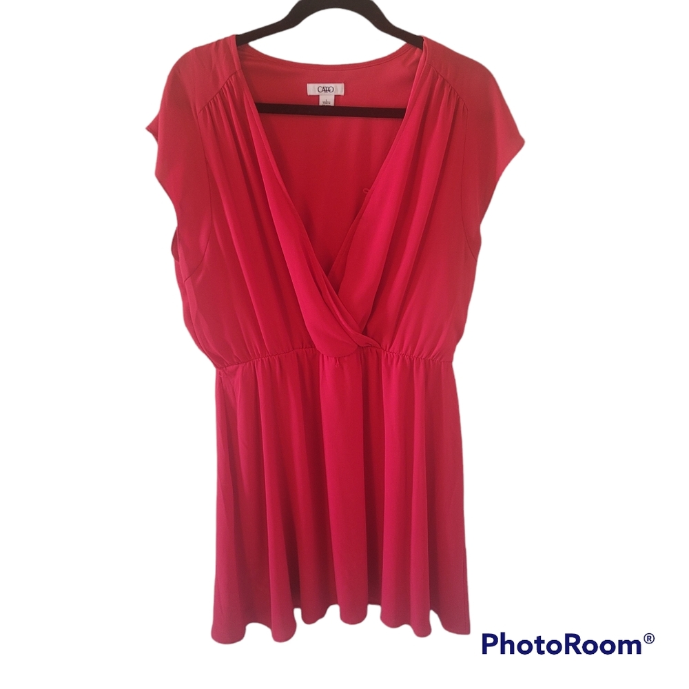 Cato red dress. Size Large.